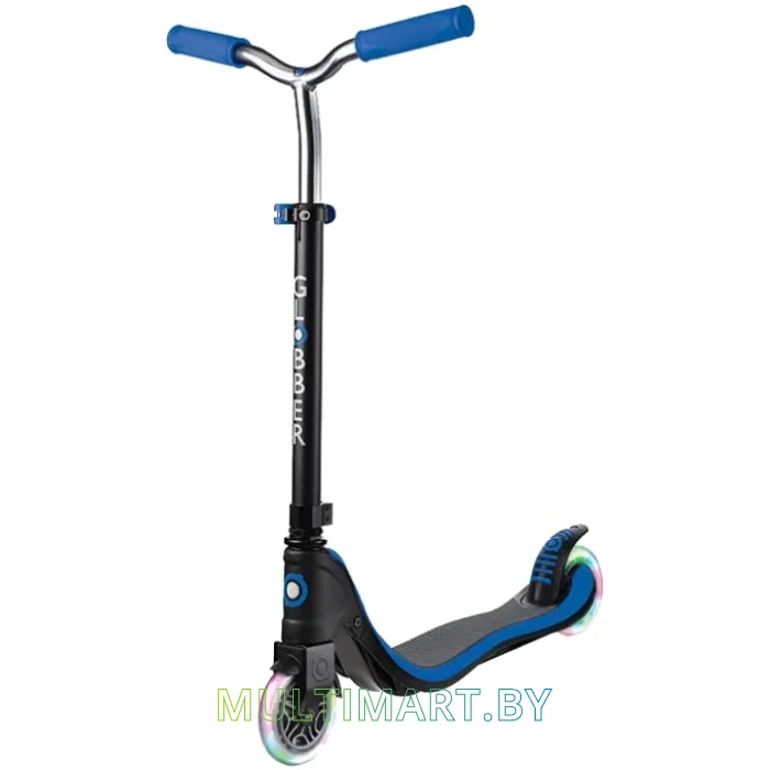 Самокат Globber Flow 125 Lights (синий)